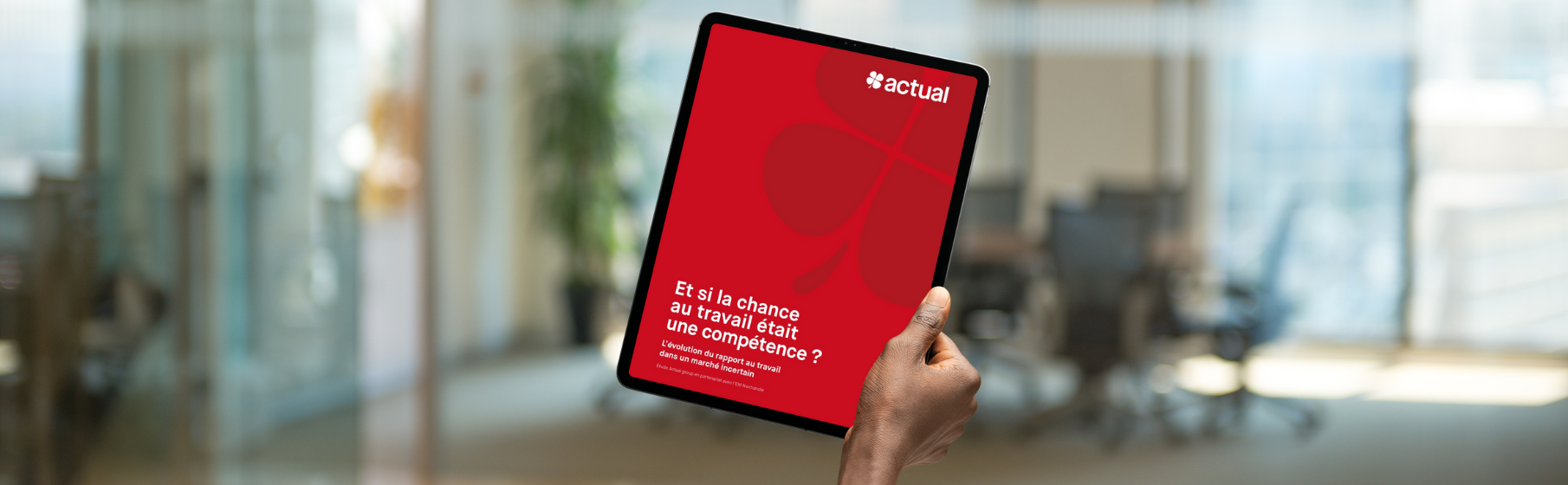3ᵉ édition du baromètre sur le rapport au travail : le travail est une question de chance ?