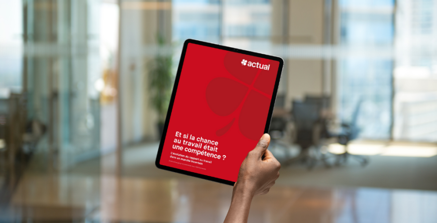 3ᵉ édition du baromètre sur le rapport au travail : le travail est une question de chance ?